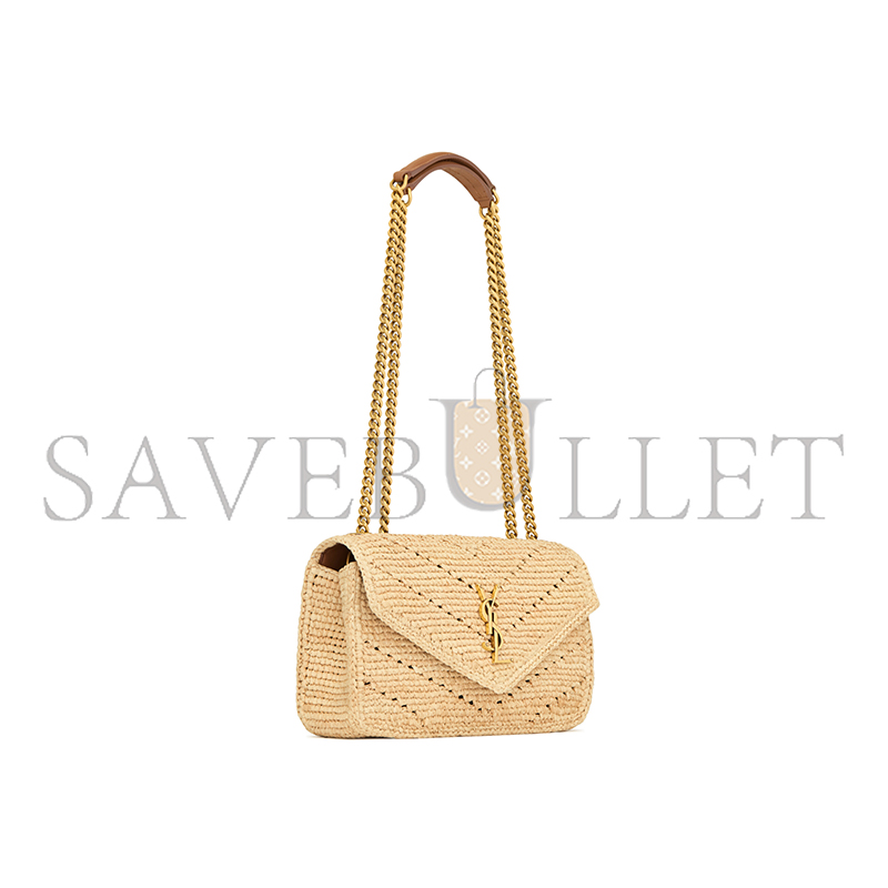 YSL LOULOU SMALL IN RAFFIA 868579GAAFY2791 (24*14*6cm)